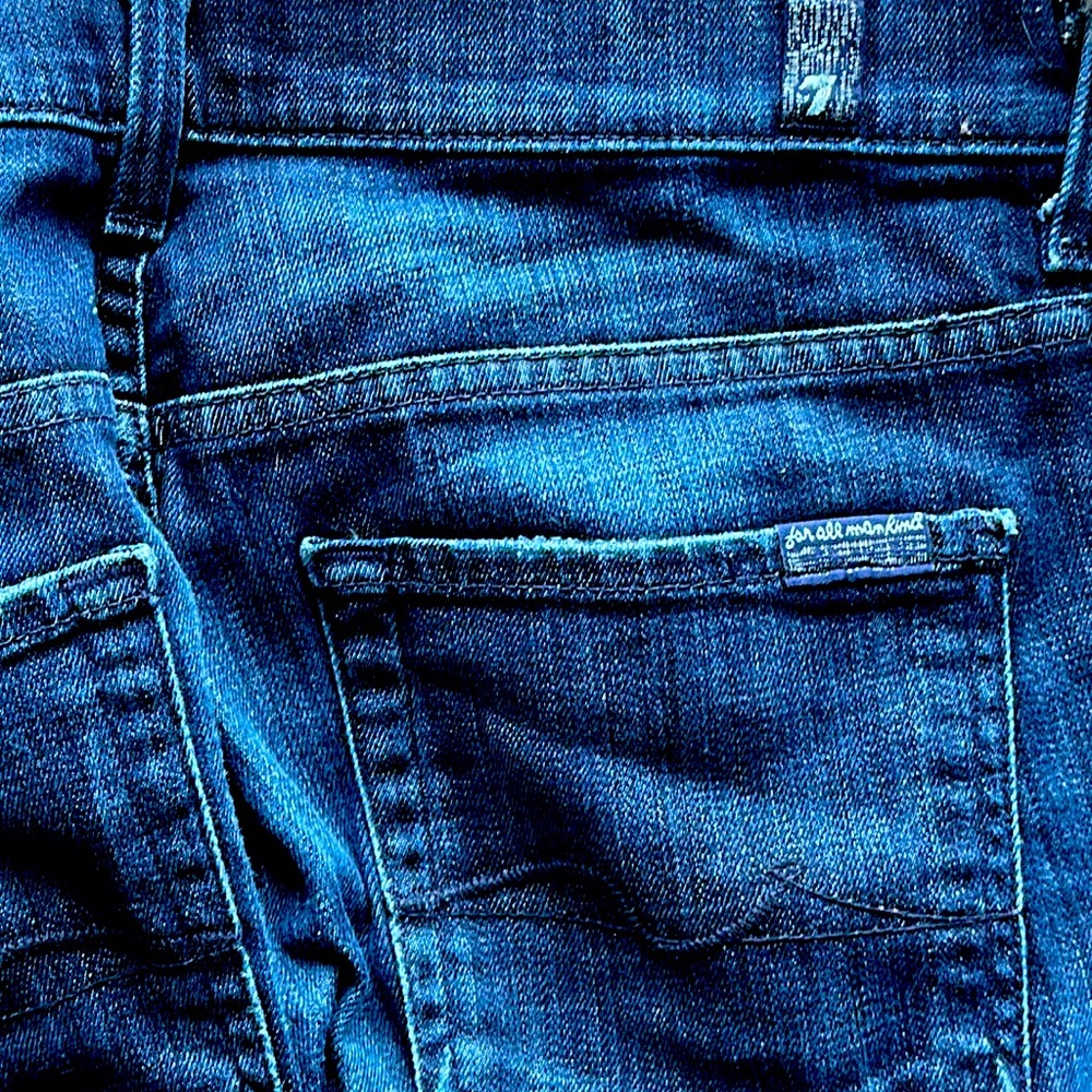 Seven for All Mankind, mid rise bootcut, size 30, good used condition.